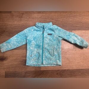 Columbia Kids Light Blue Patterned Jacket